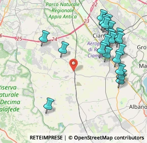 Mappa Via Zaccaria Betti, 00134 Roma RM, Italia (4.8865)