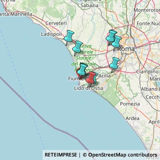 Mappa Via Vittorio Giannattasio, 00054 Fiumicino RM, Italia (10.49)