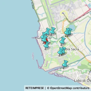 Mappa Via Vittorio Giannattasio, 00054 Fiumicino RM, Italia (1.45)