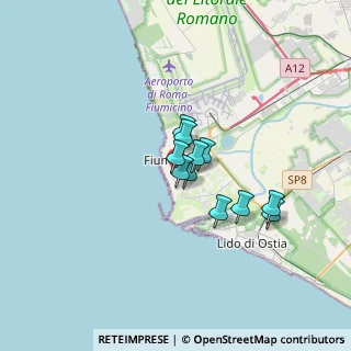 Mappa Via Vittorio Giannattasio, 00054 Fiumicino RM, Italia (2.25818)
