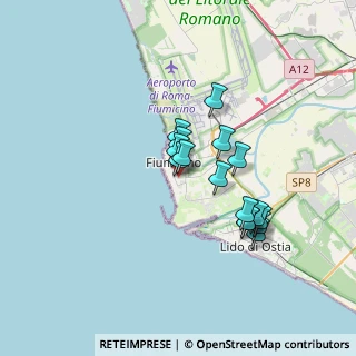 Mappa Via Vittorio Giannattasio, 00054 Fiumicino RM, Italia (2.94563)