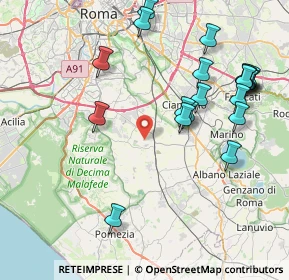 Mappa Via Giovanni Gregorio Mendel, 00134 Roma RM, Italia (9.669)