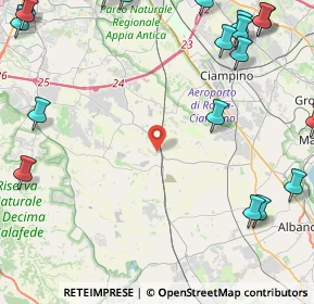Mappa Via Antonio della Valle, 00134 Borgo Lotti RM, Italia (7.3685)