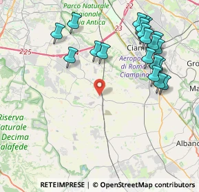 Mappa Via Antonio della Valle, 00134 Borgo Lotti RM, Italia (4.931)