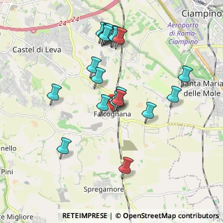 Mappa Via Antonio della Valle, 00134 Borgo Lotti RM, Italia (2.0055)