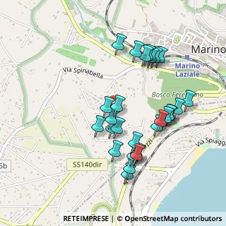 Mappa Via Enrico Fermi, 00047 Marino RM, Italia (0.49074)