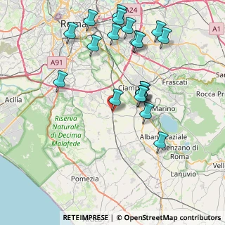 Mappa Via Zaccaria Betti, 00134 Borgo Lotti RM, Italia (8.974)