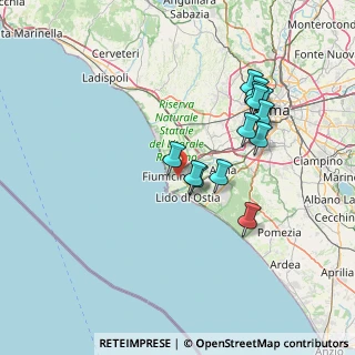 Mappa Via G. Oblach, 00054 Fiumicino RM, Italia (14.37077)