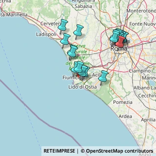 Mappa Via G. Oblach, 00054 Fiumicino RM, Italia (16.18)