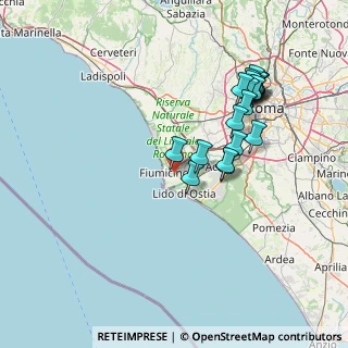 Mappa Via G. Oblach, 00054 Fiumicino RM, Italia (15.75053)