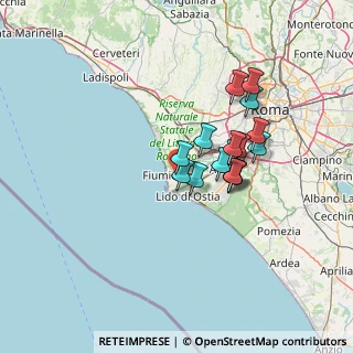Mappa Via Giuseppe Oblach, 00054 Fiumicino RM, Italia (11.30688)