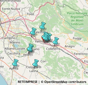 Mappa SP 600 Ariana, 00038 Valmontone RM, Italia (10.13)