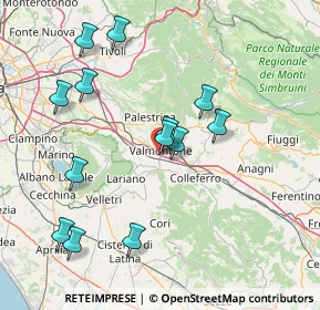 Mappa Via dei Lecci, 00038 Valmontone RM, Italia (16.78692)