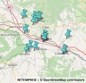 Mappa Via dei Lecci, 00038 Valmontone RM, Italia (6.652)