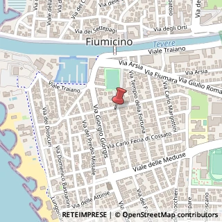 Mappa Via Anco Marzio, 66, 00054 Fiumicino, Roma (Lazio)