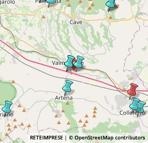 Mappa Via Antonio Gramsci, 00038 Valmontone RM, Italia (5.97769)