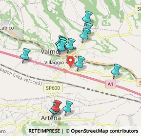 Mappa Via Antonio Gramsci, 00038 Valmontone RM, Italia (1.87571)