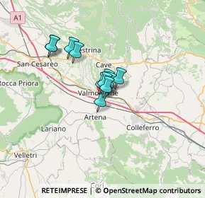 Mappa Via Antonio Gramsci, 00038 Valmontone RM, Italia (4.22)