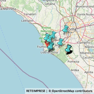 Mappa Via Antonio Vellere, 00054 Fiumicino RM, Italia (12.223)