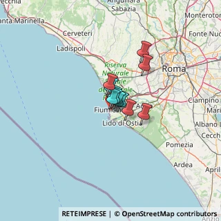 Mappa Via Federico Martinengo, 00054 Fiumicino RM, Italia (6.03636)