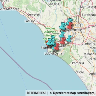 Mappa Via Federico Martinengo, 00054 Fiumicino RM, Italia (11.22706)
