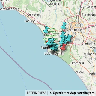 Mappa Via Giuseppe Bignami, 00054 Fiumicino RM, Italia (7.584)