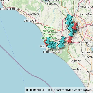 Mappa Via Giuseppe Bignami, 00054 Fiumicino RM, Italia (16.7875)