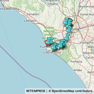 Mappa Via Giuseppe Bignami, 00054 Fiumicino RM, Italia (13.812)