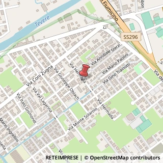 Mappa Via Hermada, 56, 00054 Fiumicino, Roma (Lazio)