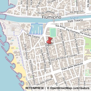 Mappa Via Anco Marzio, 56, 00054 Fiumicino, Roma (Lazio)