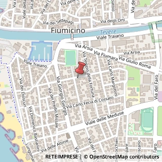 Mappa Via Anco Marzio, 70b, 00054 Fiumicino, Roma (Lazio)