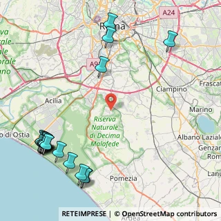 Mappa Via Minuziano Alessandro, 00128 Roma RM, Italia (12.866)