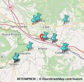 Mappa Colle Sant'Onofrio, 00038 Valmontone RM, Italia (8.435)