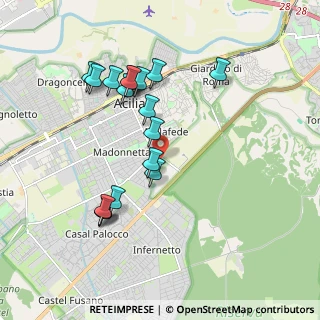 Mappa Via Simonide, 00125 Roma RM, Italia (1.95611)