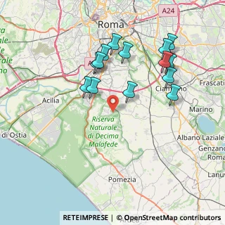 Mappa Via Ottaviano Scoto, 00128 Selcetta RM, Italia (8.17714)