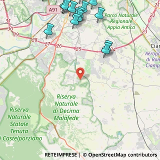 Mappa Via Ottaviano Scoto, 00128 Selcetta RM, Italia (7.367)