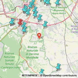 Mappa Via Ottaviano Scoto, 00128 Selcetta RM, Italia (6.546)