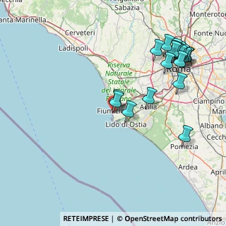 Mappa Viale delle Meduse, 00054 Fiumicino RM, Italia (20.461)