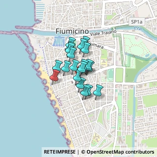 Mappa Viale delle Meduse, 00054 Fiumicino RM, Italia (0.259)