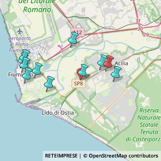 Mappa Via del Collettore Primario, 00119 Ostia Antica RM, Italia (4.47636)