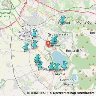 Mappa Via Guglielmo Marconi, 00047 Marino RM, Italia (3.7325)