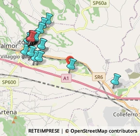 Mappa Unnamed Road, 00038 Valmontone RM, Italia (2.4475)
