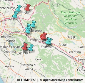 Mappa Unnamed Road, 00038 Valmontone RM, Italia (15.12923)