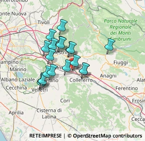 Mappa Unnamed Road, 00038 Valmontone RM, Italia (11.23263)