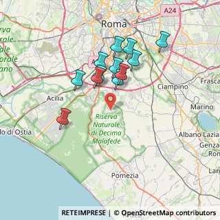 Mappa Via Alessandro Perrone, 00128 Selcetta RM, Italia (6.675)