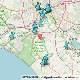 Mappa Via Alessandro Perrone, 00128 Selcetta RM, Italia (10.736)