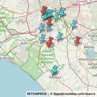 Mappa Via Alessandro Perrone, 00128 Selcetta RM, Italia (9.248)