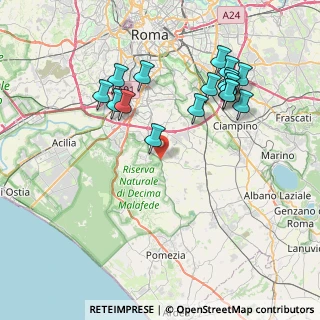 Mappa Via Laurentina, 00100 Roma RM, Italia (8.58529)
