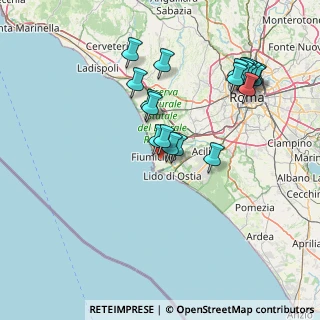 Mappa Via Opacchiasella, 00054 Fiumicino RM, Italia (16.5635)