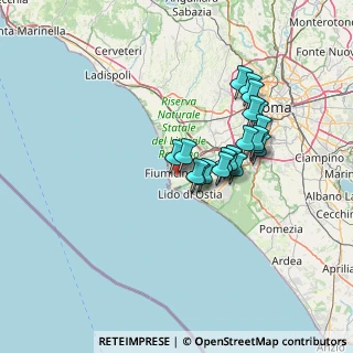 Mappa Via Opacchiasella, 00054 Fiumicino RM, Italia (11.8945)